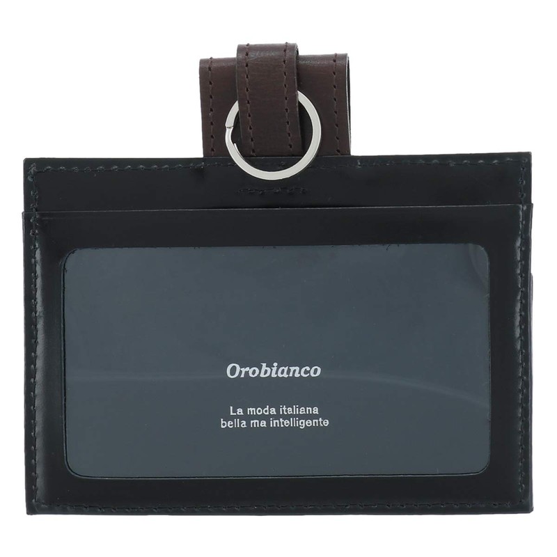 Orobianco H&L Men's Pass Case, Brand, dark brown