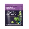 Four O'Clock Peppermint Herbal Tea Organic Fairtrade, Non-Gmo, Kosher, Gluten-Free,