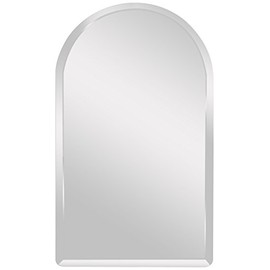 Spancraft Glass Arch Beveled Mirror, 18" x 36"