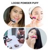 Minkissy 3sets Loose Powder Puff Girls Makeup Puff Heart Shape