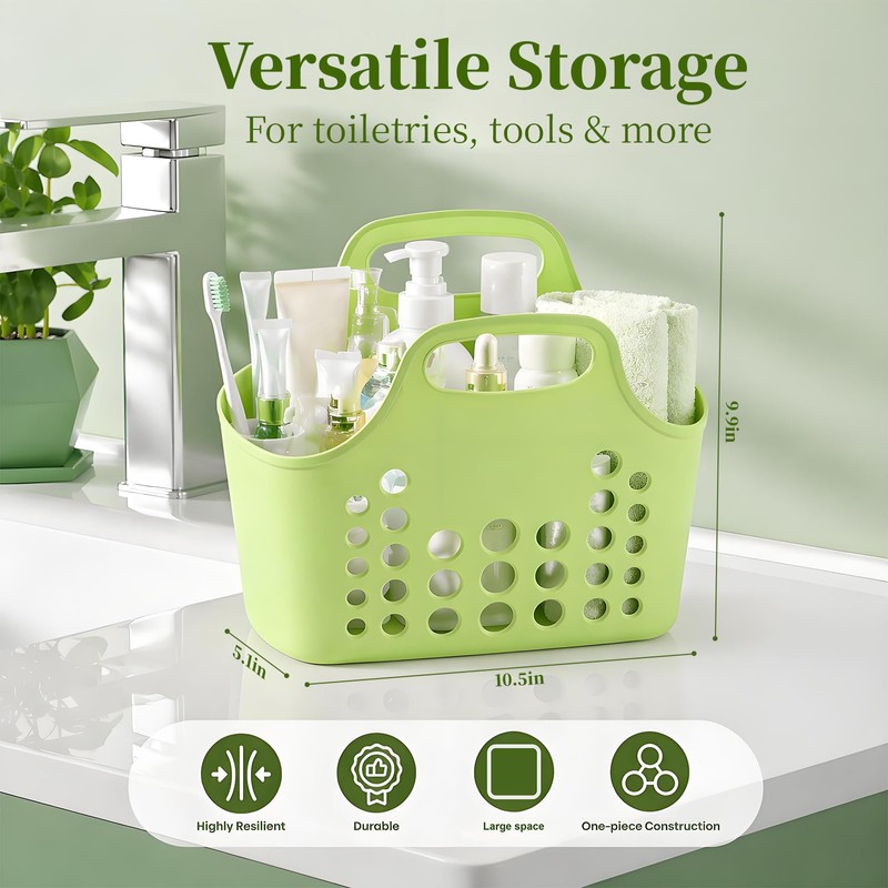 30 Pack Shower Basket - Portable Storage Shower Caddy with