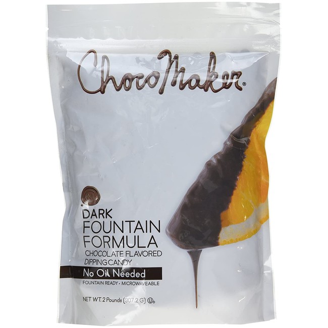 ChocoMaker Dark Chocolate Flavored Fountain Formula Dipping Candy, 32 Oz (2 lbs Bag)