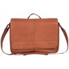 KENNETH COLE REACTION Risky Business Messenger Full-Grain Colombian Leather Crossbody