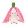 13 Inch Cute Rabbit Plush Toy, Fun Transforming Stuffed Toy,