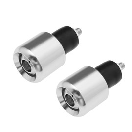 Be In Your Mind Pack of 2 7/8 Inch 22 mm Motorcycle Handlebar End Plugs Made of Aluminium Alloy for Handlebars with 22 mm Diameter Silver