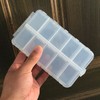 20 Compartments Tackle Box, Fishing Storage Organizer, Adjustable Plastic Utility