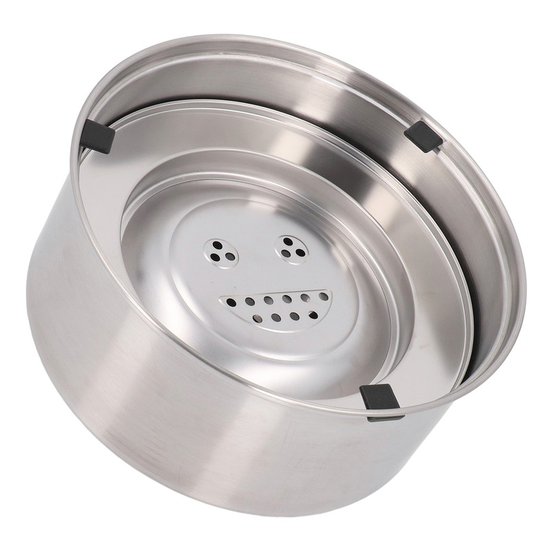 Dog Water Bowl Dispenser 304 Stainless Steel Spill Proof 3L