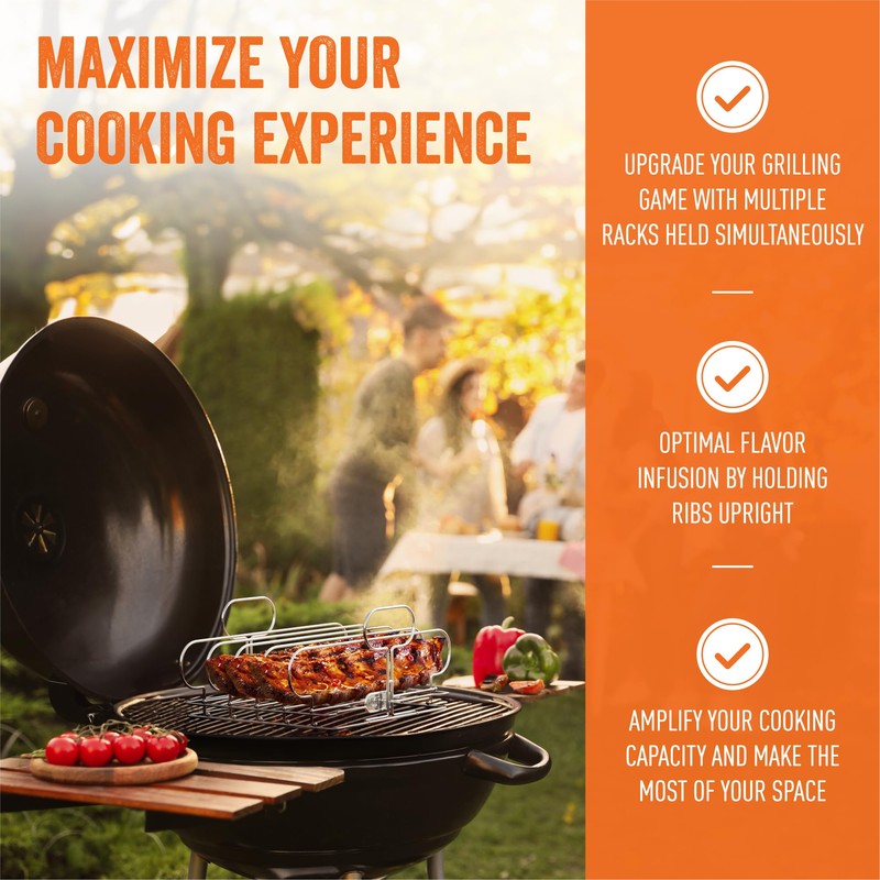 Yukon Glory Rib Racks for Grilling and Smoking | Rib