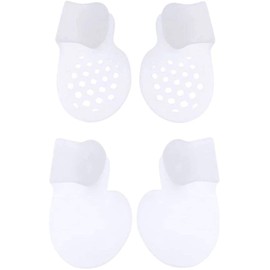 PEDIMEND Pinky Toe Cushion Splint (2PAIR - 4PCS) (Smooth & Breathable) | Little Toe Straightener with Loop | Tailor's Bunion | for Men and Women | Foot Care