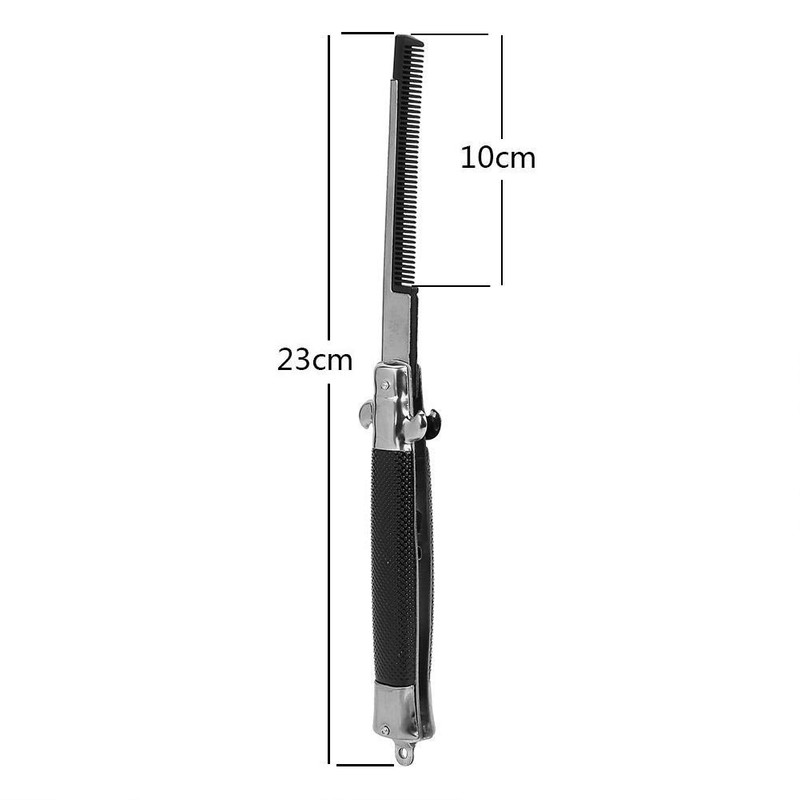 iPobie Men's beard comb, foldable anti-static comb, foldable pocket comb,