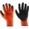 Scan SCAGLOKSTHXL Knitshell Thermal Latex Coated Gloves - Orange -