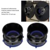 1 Pair NAB Hub Adapters Polished Aluminum Alloy Universal Loading