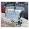 45th Wedding (Sapphire) Anniversary Photo Frame (L) Flower