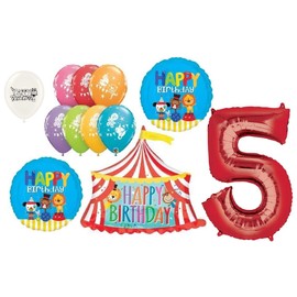 Ultimate Circus Party Theme Bouquet of Balloons BTM (5th Birthday)