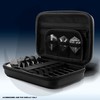 MageRabbit 6 Dart Case for Tips, Shafts and Flights, black,