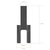 Blacksmith Hardy Anvil Tool 7/8" hardy Turning Bending Forge Scrolling