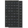 BUNKER INDUST Set of 2 Decal Sticker Label Sheet for