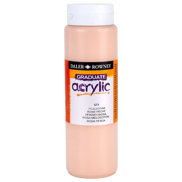 Daler-Rowney Graduate Acrylic Paint, Plastic Bottle, 16.91oz - 500 ml,