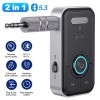 Transmitter Receiver 2 IN 1 Bluetooth 5.3 Wireless Audio 3.5mm