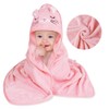 Aolso Hooded Baby Towel,2 PCs Baby Bath Towels with Hood,80x80cm