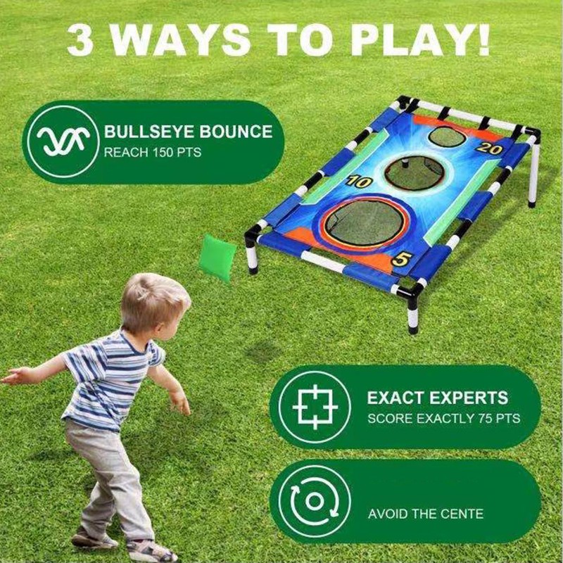 Funny Play Bean Bags Toy Game Cornhole Board Sandbag Safe