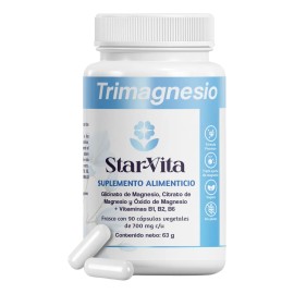 Mujer Trimagnesio Active Bienestar 90 Cpsulas Starvita Lab Sin Sabor - de, y,