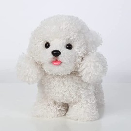 CU-MATE Walking Poodle Dog,Electronic Stuffed Toy Dog, Interactive Puppy Pet Dog, Walking, Barking,Wagging Tail & Talking,Gifts for Boys Girls