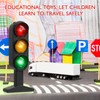 Gadpiparty Toys Traffic Light Signs Toy Traffic Light Lamp with