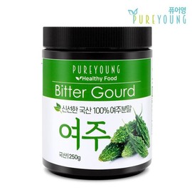 Pureyoung 국산 여주가루 분말 250g Domestic Bitter Melon Powder 250g