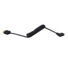Kework 4ft HDMI 4K Coiled Cable, 90 Degree Right Angle