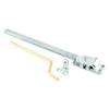 Prime-Line H 3528 10-3/4 In. Chrome Plated Reversible Casement Window