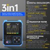 3in1 Digital Oscilloscope Transistor Tester Function Signal Generator Meter Handheld