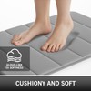 wyewye Memory Foam Bath Mat 40x60 cm Grey - Ultra-Soft