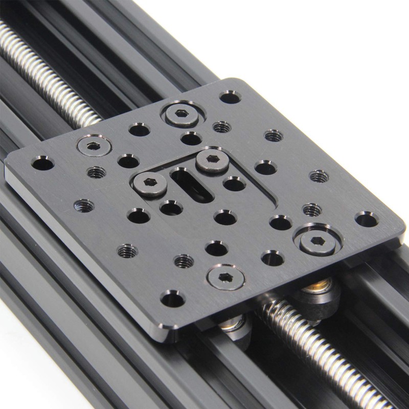 Zeberoxyz 300mm 4080U Z-axis Screw Slide Table Linear Actuator Kit