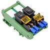 DIN Rail Mount Rocker Switch Module, 10Amp 250VAC/50VDC (2 Channel)