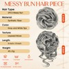 RONTAYA 2PCS Messy Bun Hair Piece Wavy Curly Hair Bun