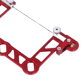 Mini Woodworking Hand Saw U Shape Wooden Handle Coping Saw Jewelry Metal Processing Red (3 Inch)