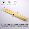 Satanga 10 Pack 10 Inch Hole Center Brushed Brass Cabinet