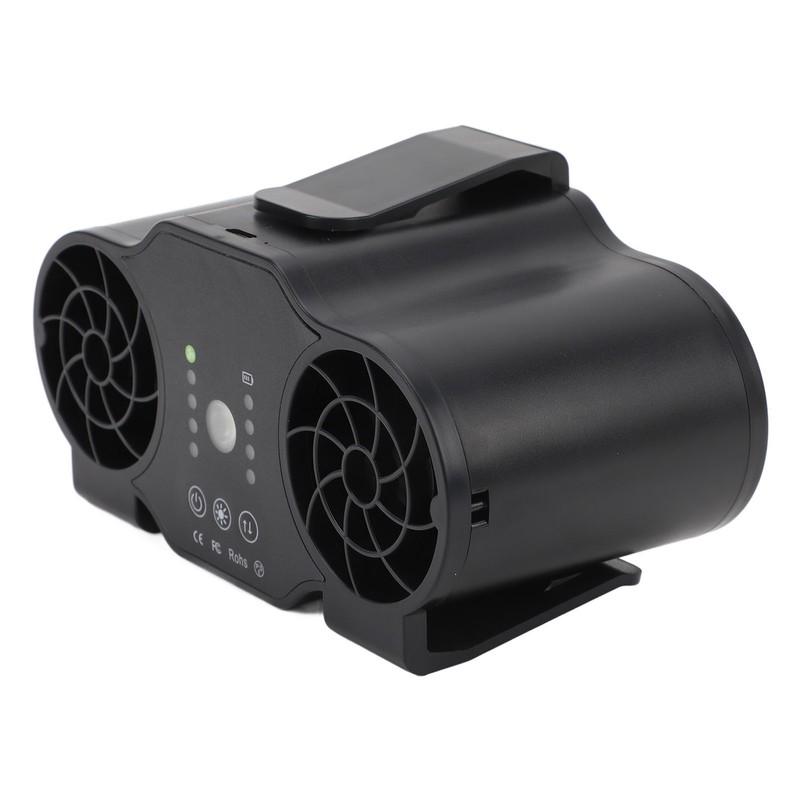 Clip On Waist Fan 4 Speed Gears Forward Reverse Rotation