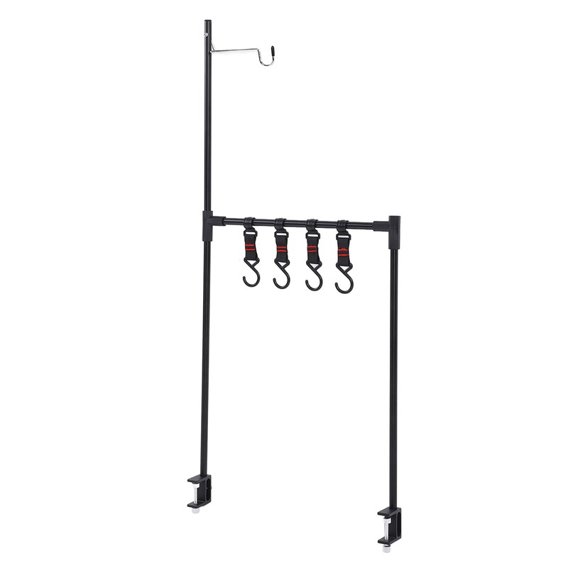 Folding Camping Shelf Desktop Storage Stand Rack Hanging Organizer with