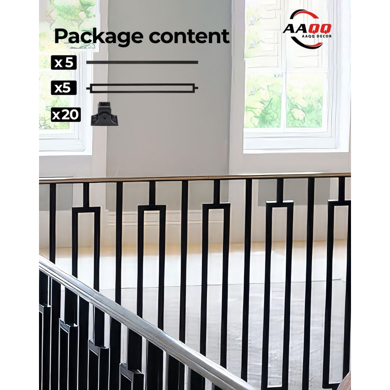 AAqq Decor 10 Pack Balusters for Staircase Interior Hollow Narrow