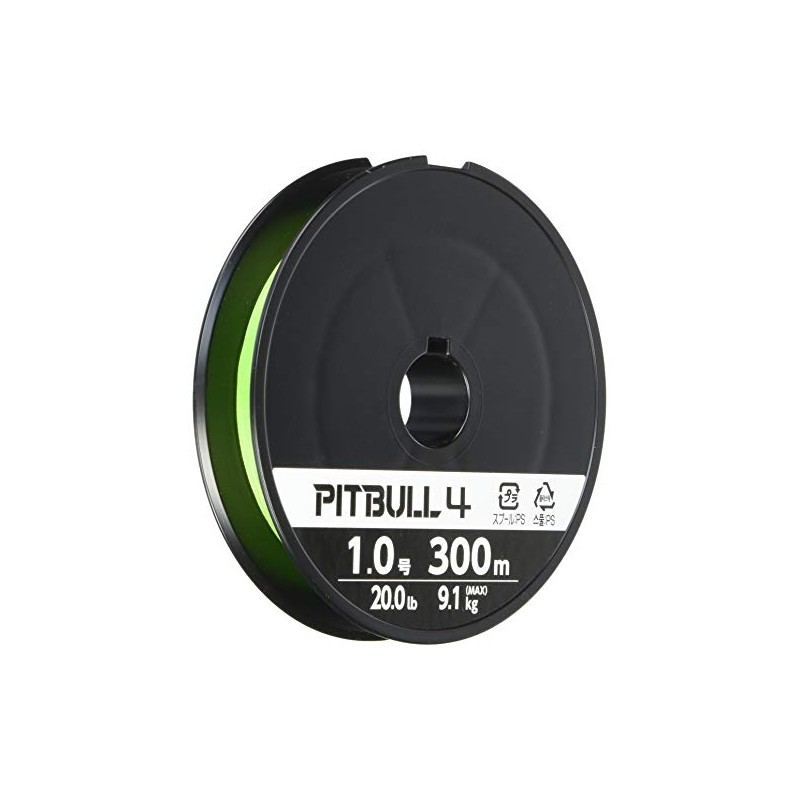 Shimano PL-M74S Line Pitbull 4, 300 m, No. 1.0, Lime