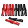 Cleqee 10PCS Insulated 4mm Banana Female to Female Jack Socket