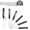 TASAN RACING 10Pcs Mini Tops and Pocket Clips Pocket Screwdriver