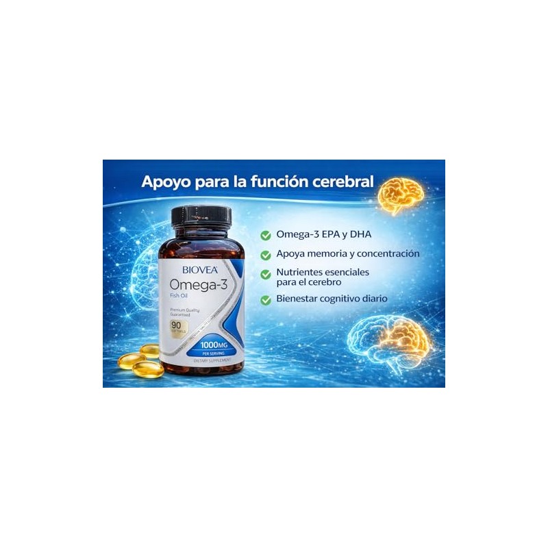 Biovea | Omega 3 de Anchoa Salvaje 1000 Mg |