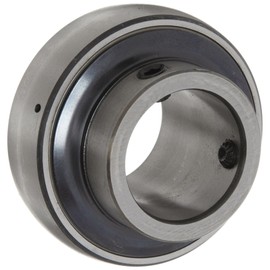 SKF YAR 208-108-2F Ball Bearing Insert, Double Sealed, Setscrew Locking, Regreasable, Steel, 1-1/2" Bore, 80 mm OD , 21 mm Outer Ring Width, 5310.00 pounds Dynamic Load Capacity