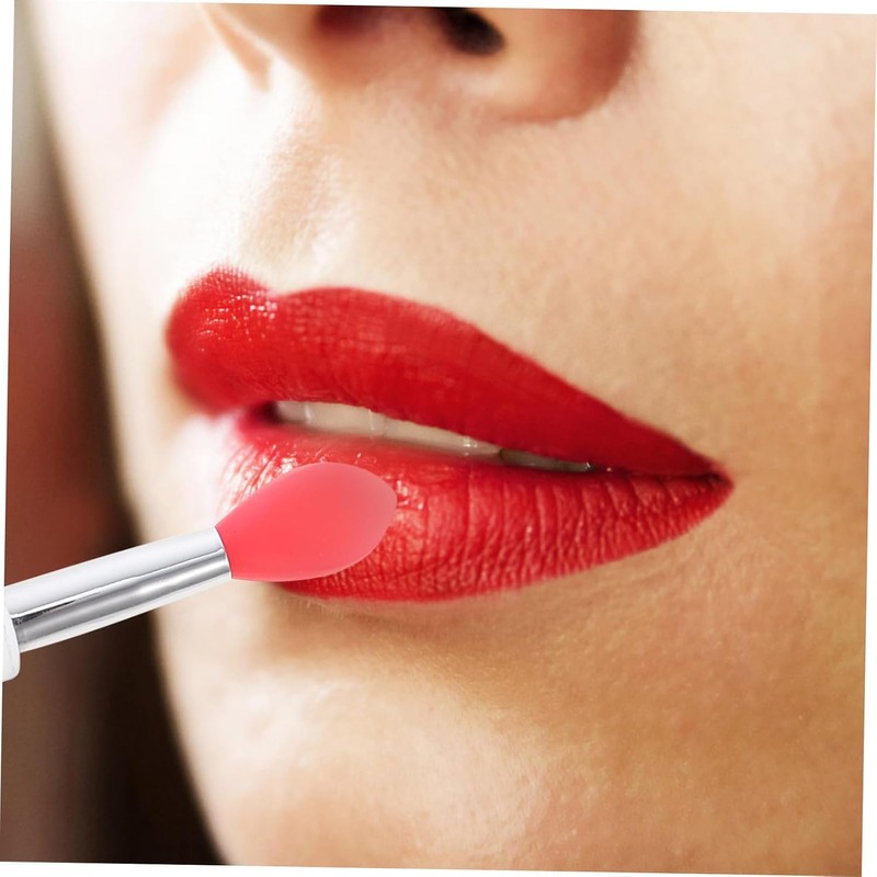FRCOLOR 6 Aplicadores de Silicona para Maquillaje Labial, Pintalabios y