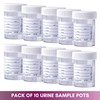 10 x Sterilin Urine Sample Bottles Specimen Pot Graduated Container