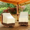 Frezon1PC Waterproof Patio Rocking Chair Cover Rocking Chair Covers for