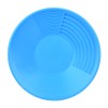 Plastic Blue Gold Pan with Dual Riffles Gold Washing Tool